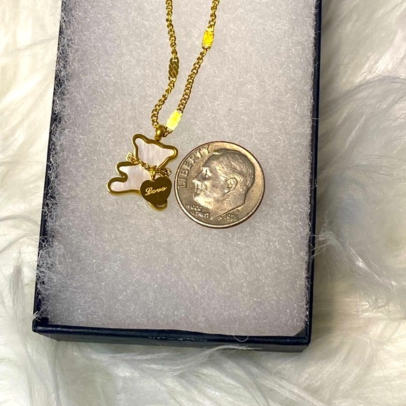 Stainless Steel Bear Necklace - Picture 3 of 6